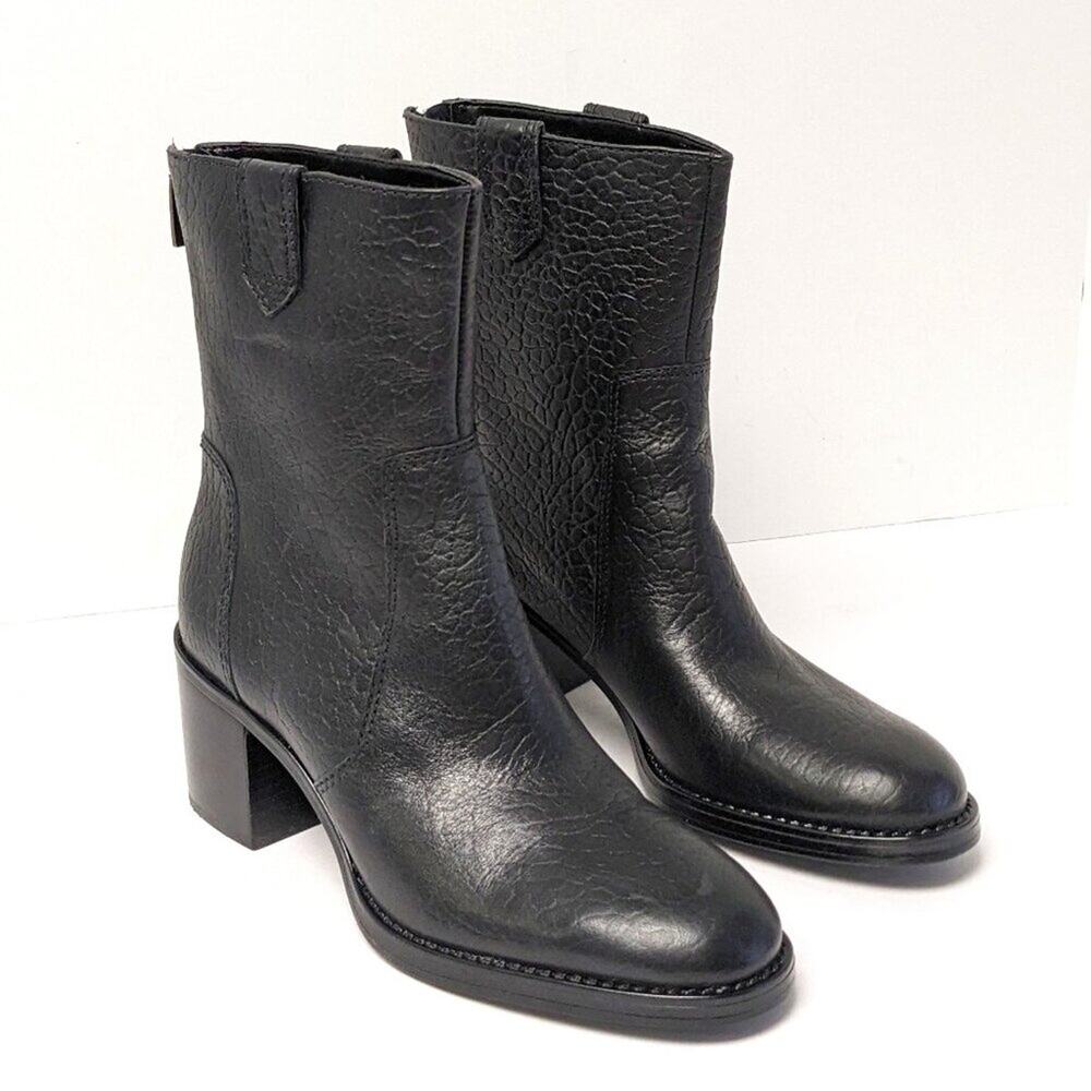 Vince Camuto Zeldina Fashion Boots, Black Leather, Women's 7